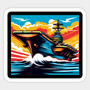 Aircraft carrier Sticker